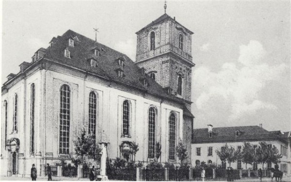 Konkordienkirche und evangelisches Schulhaus, 1824-1914